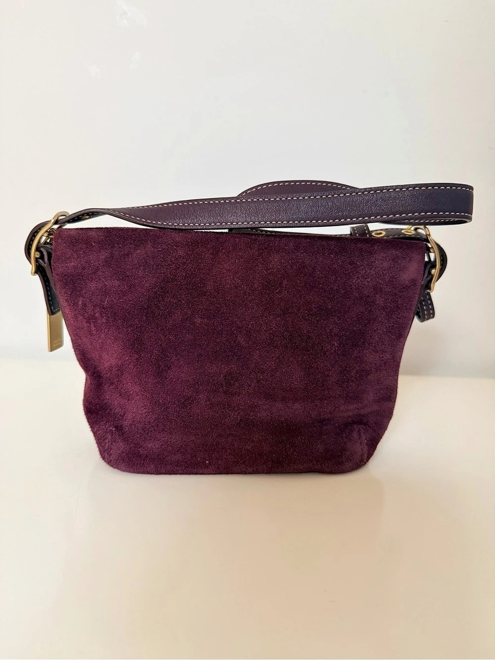 Coach Soho Small Suede Hobo Shoulder Bag Purple